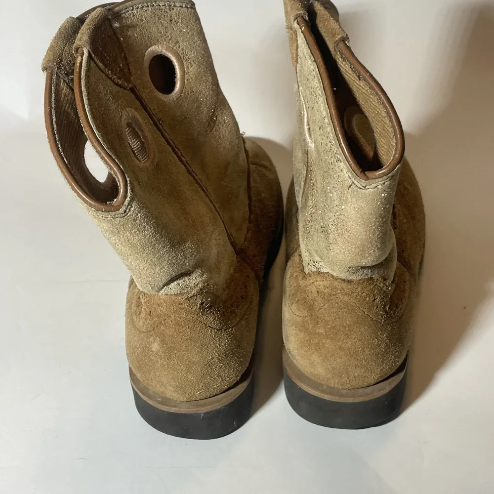 Ariat girls western boots, size 12.5, 10025176-DARK PEANUT